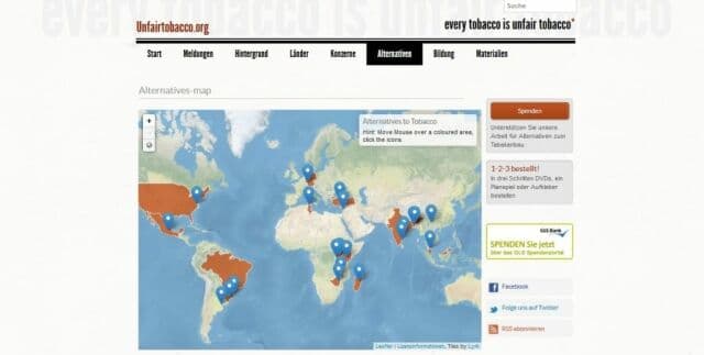 Tobacco Map