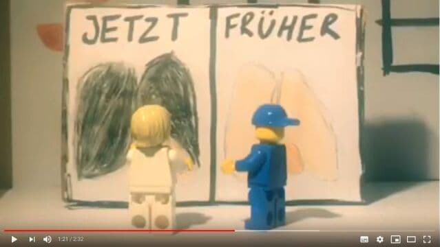 Screenshot aus dem Trickfilm gegen Tabakwerbung (von Jugendlichen gemacht)