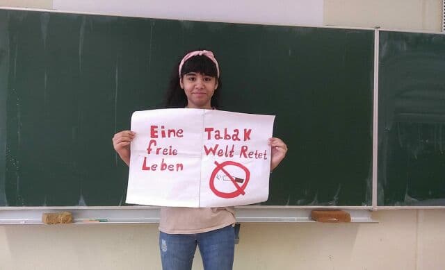 Student to UN Committee on the Rights of the Child, poster