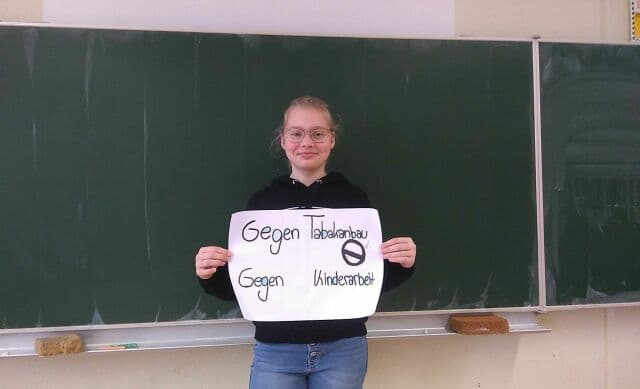 Student to UN Committee on the Rights of the Child, poster
