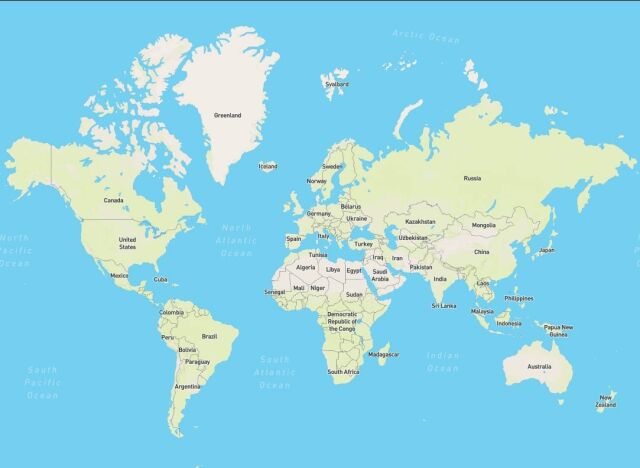 World map