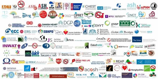 Open letter PMI, Logos of signatories from all around the globe